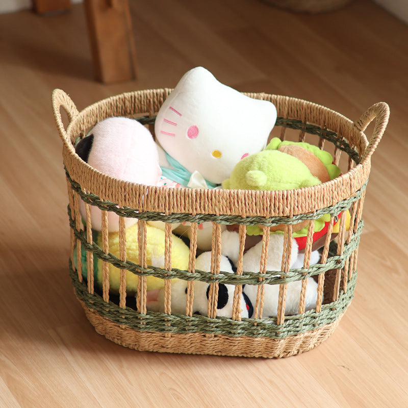 Handcrafted storage basket with natural material Bowlift