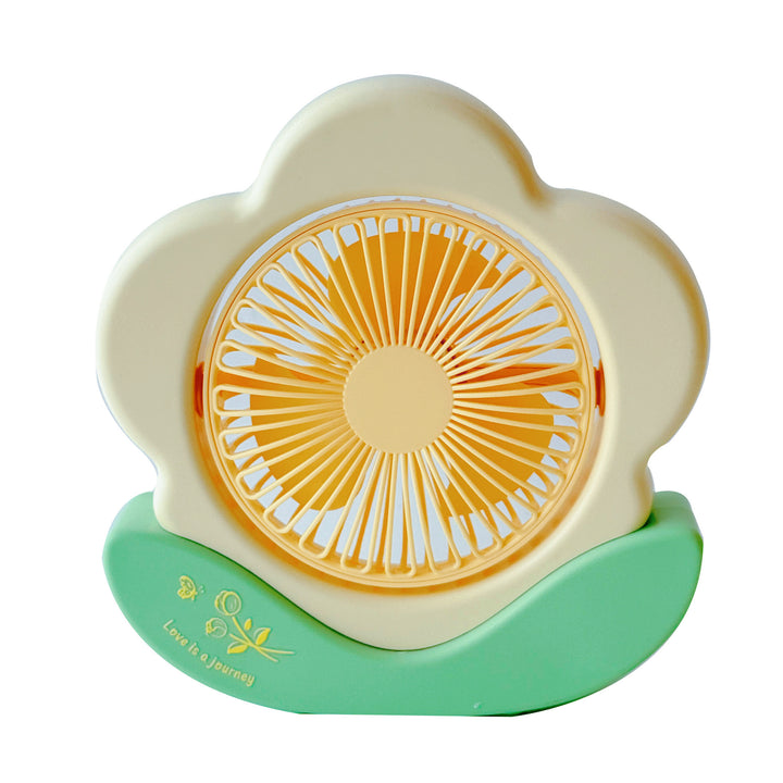 Unisex Portable Mini-Fan in Flower Design Bowlift