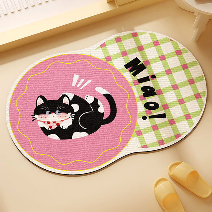Fun Donut-Themed Bath Mat Bowlift