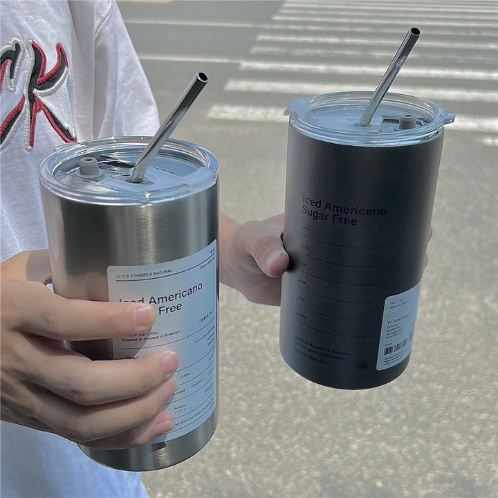Women's insulated cup with secure lid and practical straw Bowlift