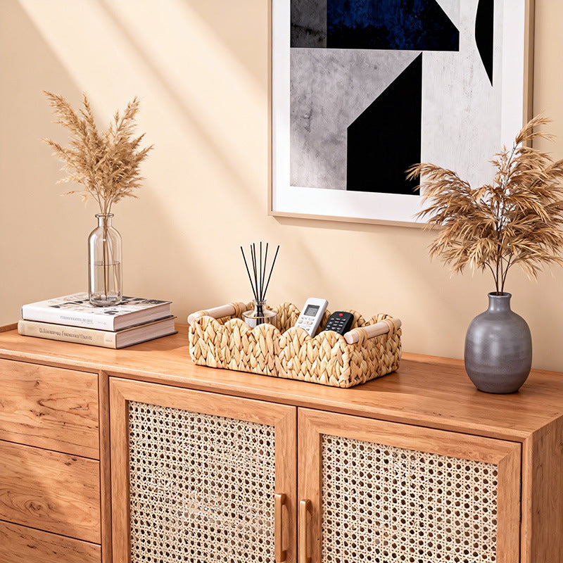 Decorative Wicker Tray Bowlift
