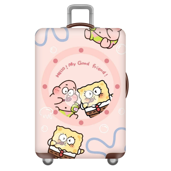 Unisex hard shell suitcase with colorful cartoon design Bowlift