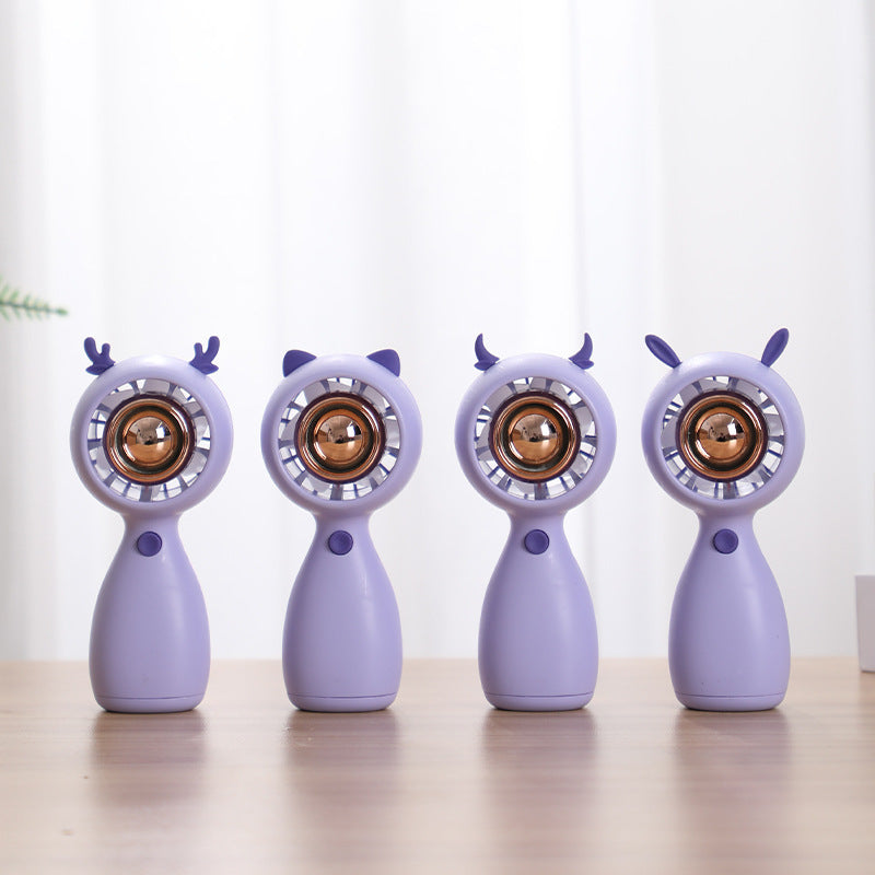 Unisex Portable Hand Fan with Animal Design Bowlift