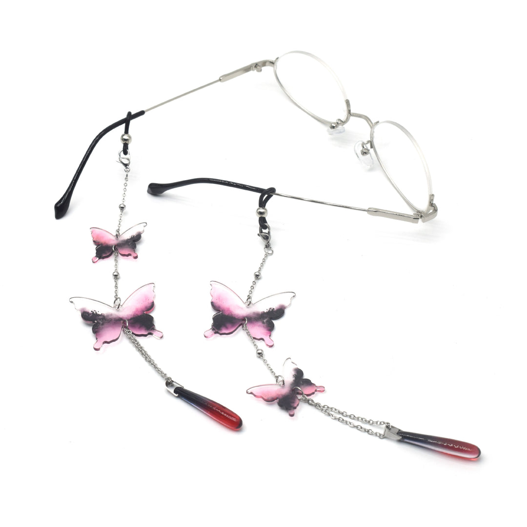 Artistic Butterfly Eyewear Chain Bowlift