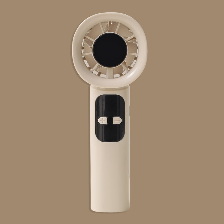 Unisex Portable Hand Fan with Digital Control Bowlift