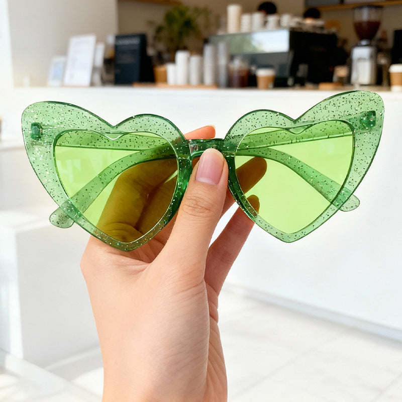 Vintage Heart-Frame Sunglasses Bowlift
