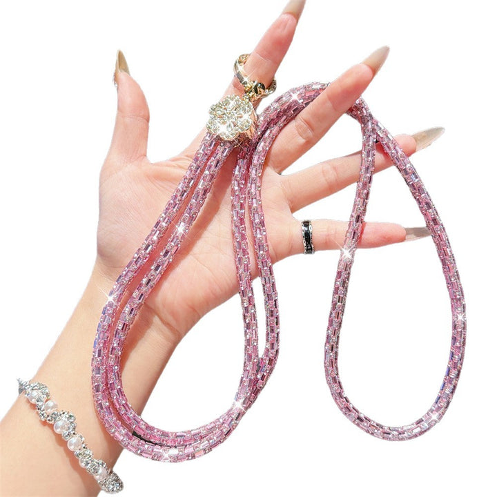 Sparkling Crystal Charm Eyewear Lanyard Bowlift