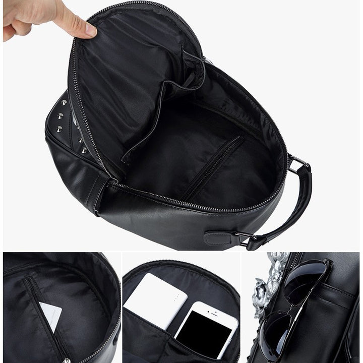 Stylish backpack with skull design Bowlift