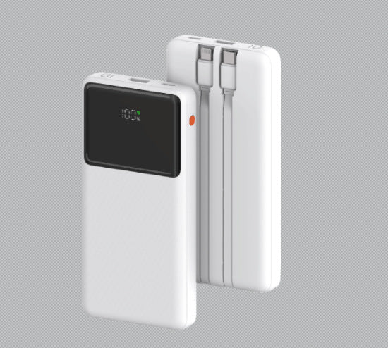Portable power bank with intelligent LED charging display and fast high-speed charging Bowlift