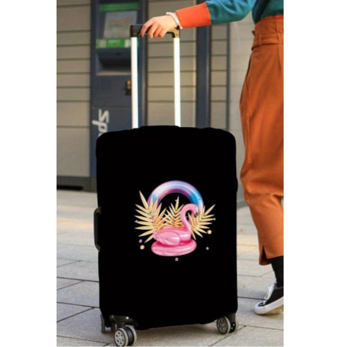 Women's Hardshell Travel Suitcase with Eye-Catching Flamingo Design Bowlift