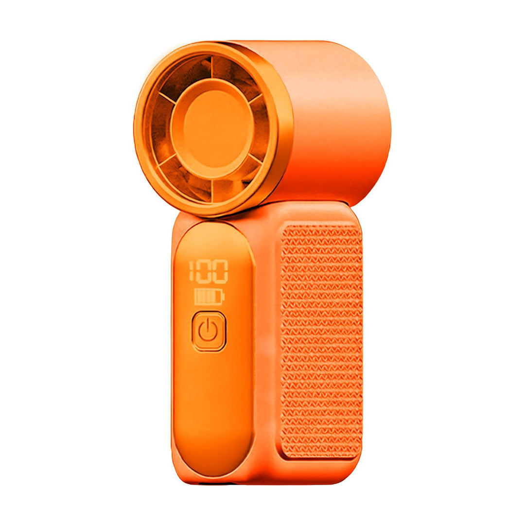 Women's Portable Mini Fan with Digital Display Bowlift