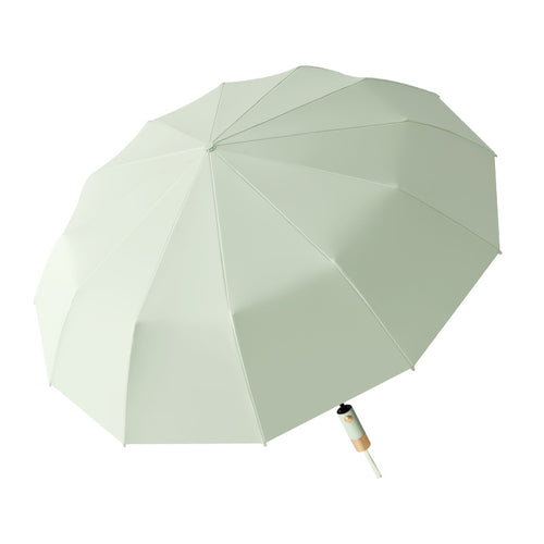 Women's compact folding umbrella with UV protection and ergonomic handle Bowlift