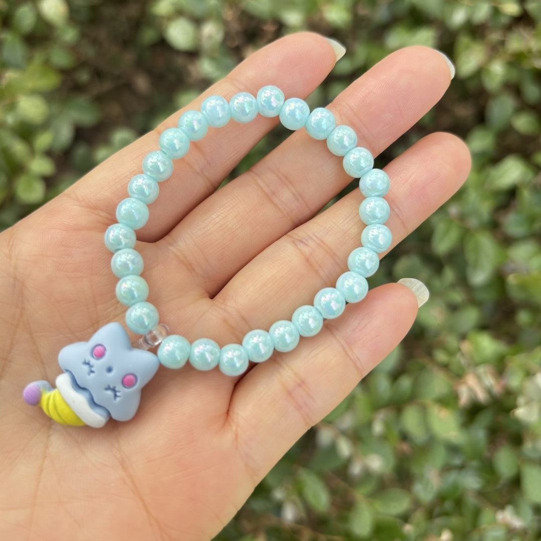 Cute bracelet with elephant charm Made of glass Bowlift