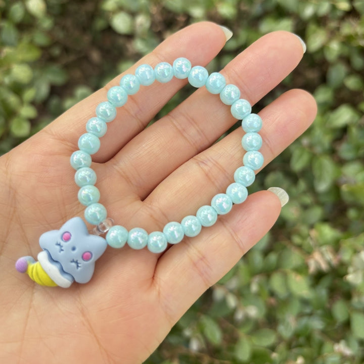 Cute bracelet with elephant charm Made of glass Bowlift