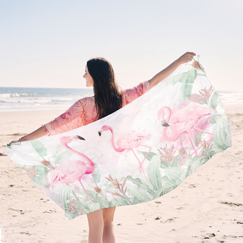 light beach towel with creative jellyfish design Bowlift