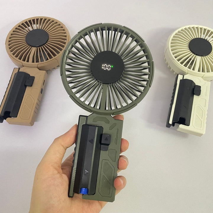 Unisex Portable Hand Fan with Multiple Speed Levels Bowlift