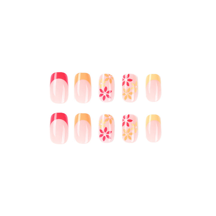 Artful nail art with delicate floral accents Bowlift