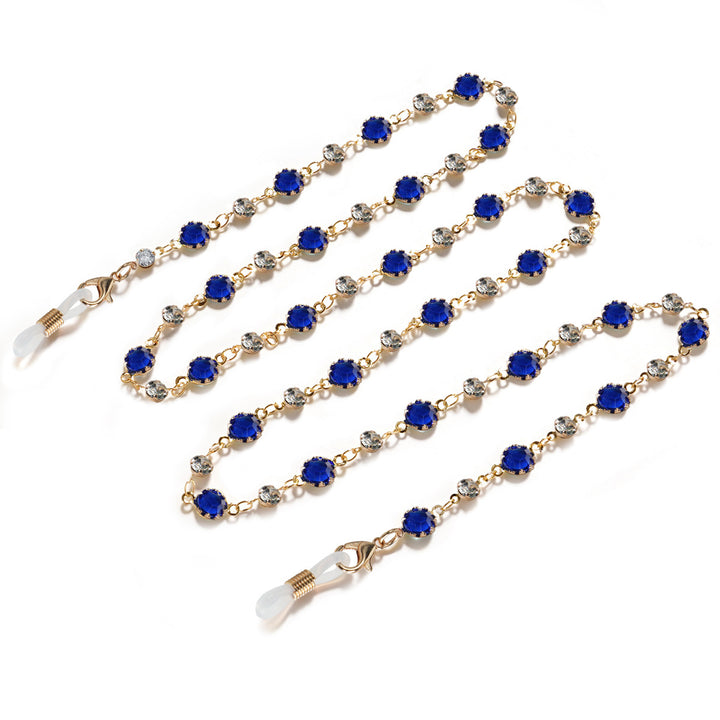 Elegant Gemstone Eyewear Chain Bowlift