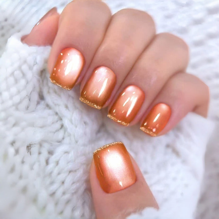 Premium Glossy Gel Press-On Nail Set Bowlift