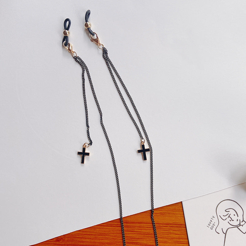 Fashionable glasses holder chain with star pendants Bowlift