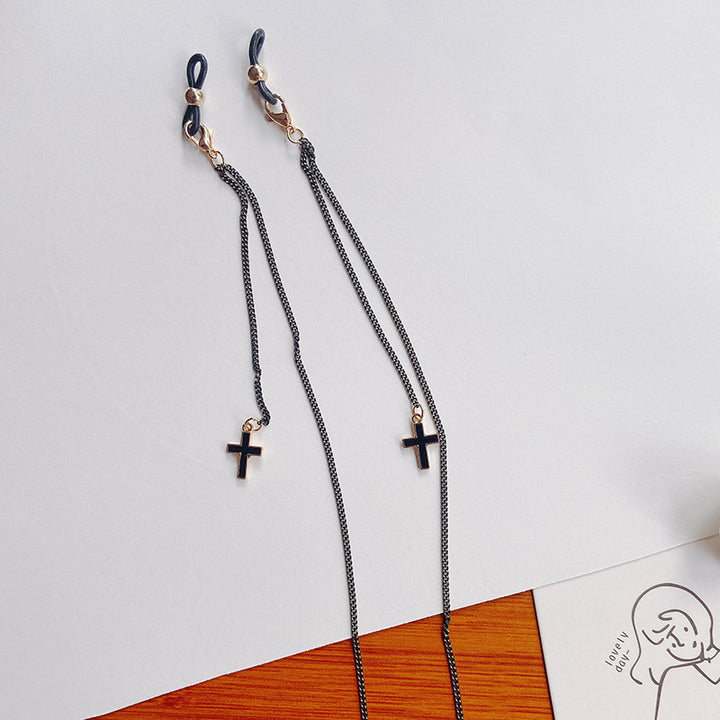 Fashionable glasses holder chain with star pendants Bowlift