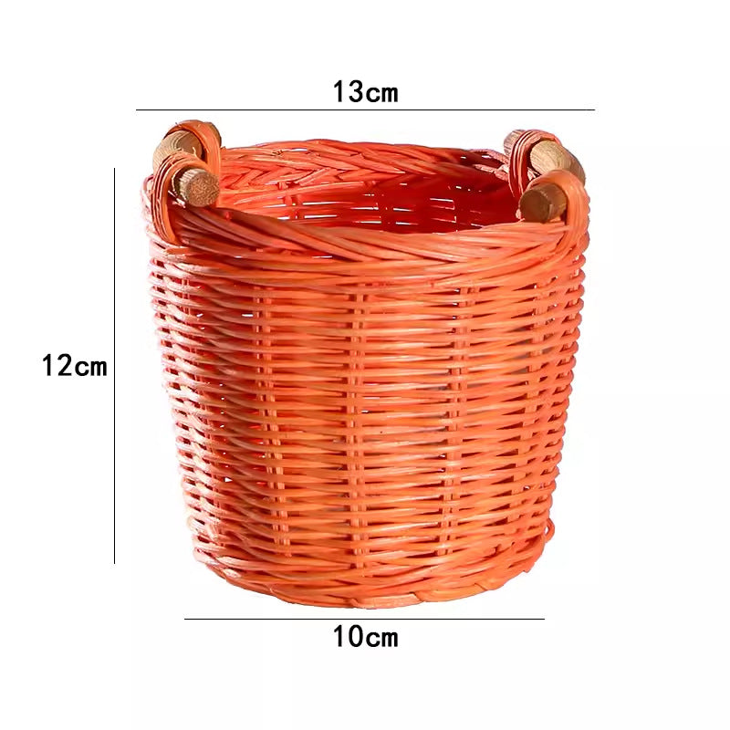 Unisex Decorative Plant Basket with Ergonomic Handles Bowlift
