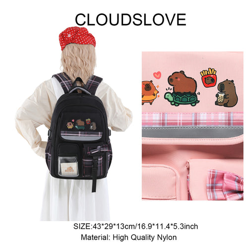 Backpack with Playful Animal Design Bowlift