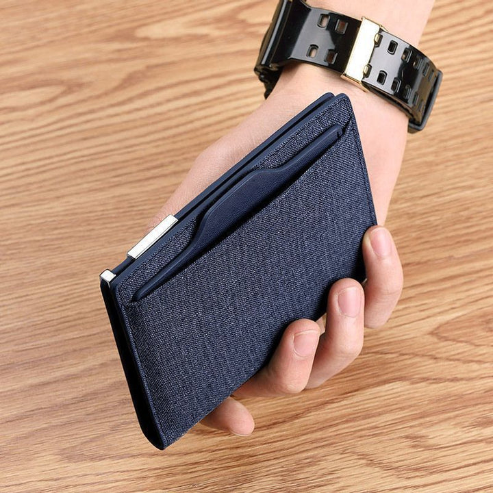 Slim Fabric RFID-Blocking Card Holder Bowlift