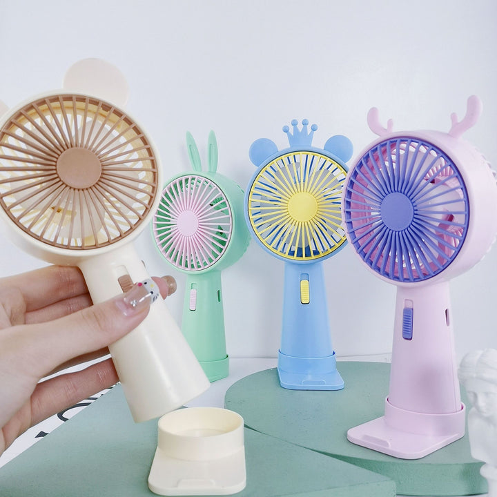 Ladies Portable Hand Fan with Original Antler Design Bowlift