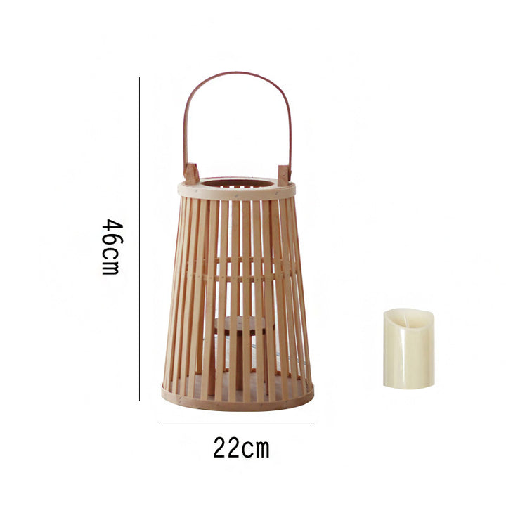 Decorative Wooden Lantern Bowlift