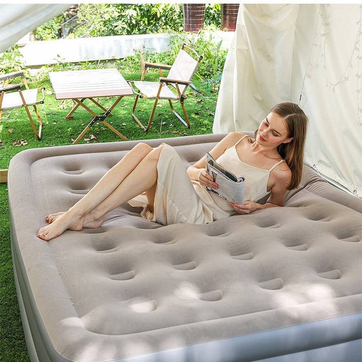 Ladies Automatic Inflatable Air Bed with Integrated Pump Bowlift