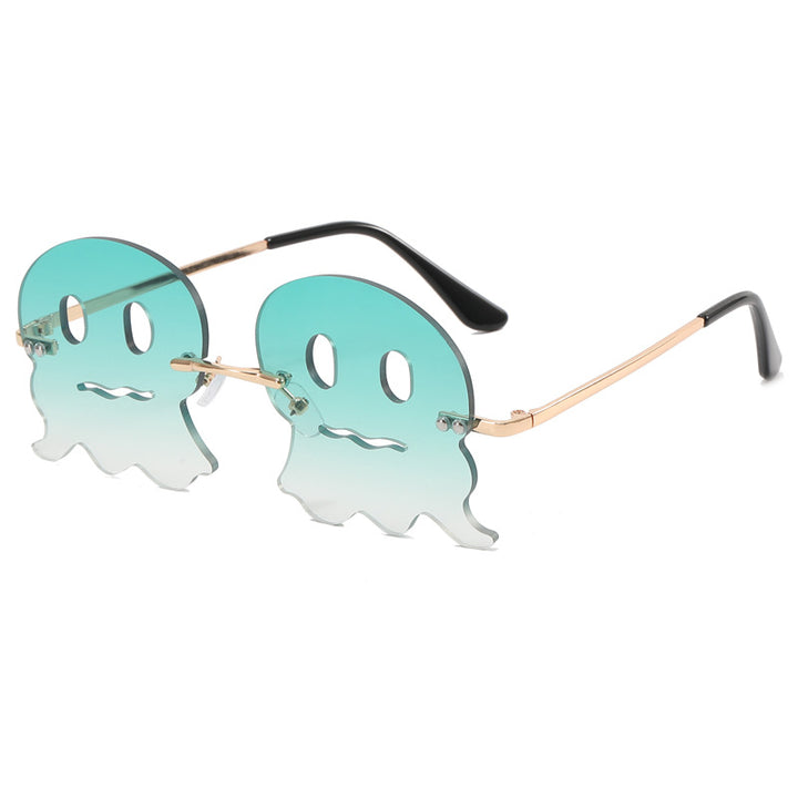 Women playful sunglasses with fun ghost design Bowlift