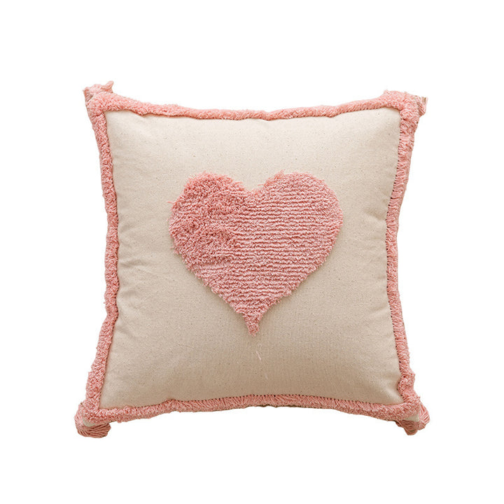 Structured Round Decorative Cushion