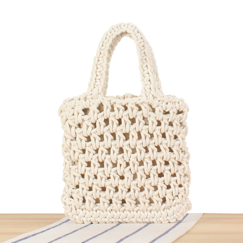 Handbag Made of High-Quality Macrame Bowlift