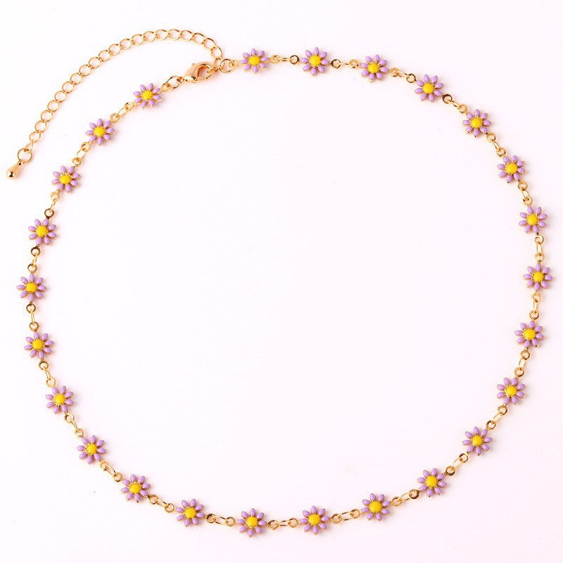 Floral Daisy Chain Necklace Bowlift