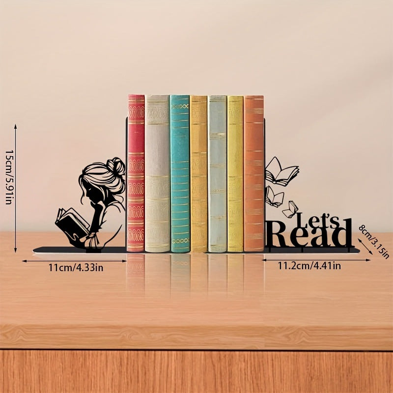 Artistic Reading Bookends