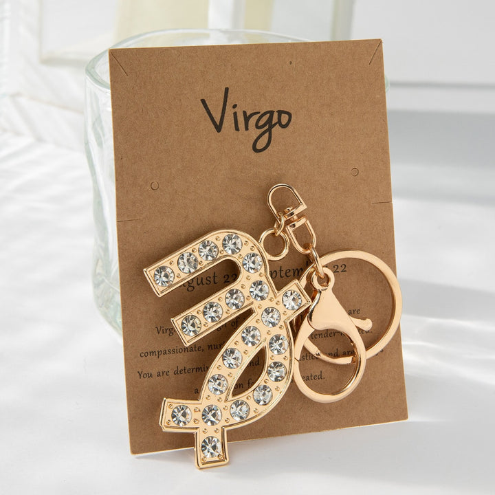Keychain with Sparkling Bull Symbol Bowlift