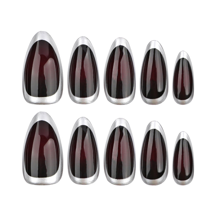 Stylish stiletto nails with elegant shine Bowlift