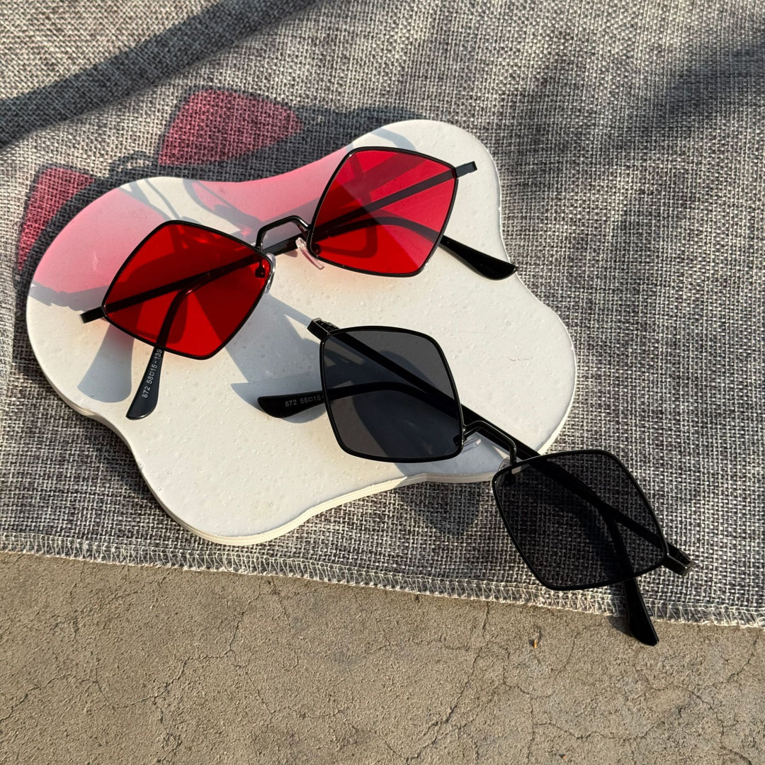 Geometric Frame Sunglasses Bowlift