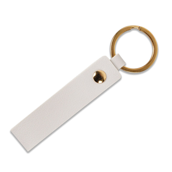 Unisex keychain made of high-quality artificial leather with practical loop Bowlift
