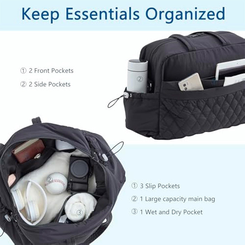 Stylish travel bag with practical compartments Bowlift