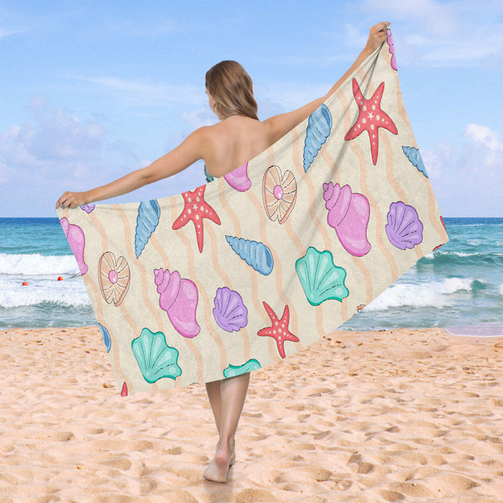 Beach towel with creative turtle design Bowlift