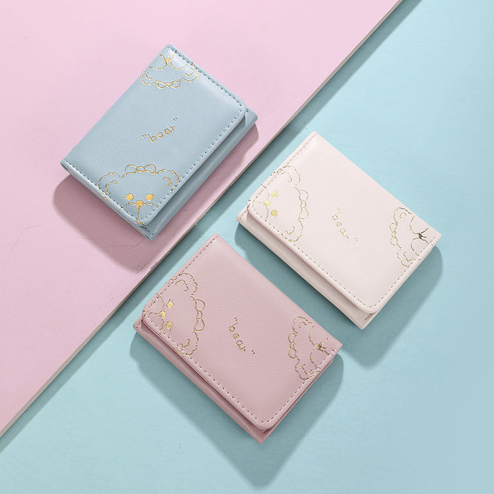 Cute Bear-Themed Cardholder Bowlift