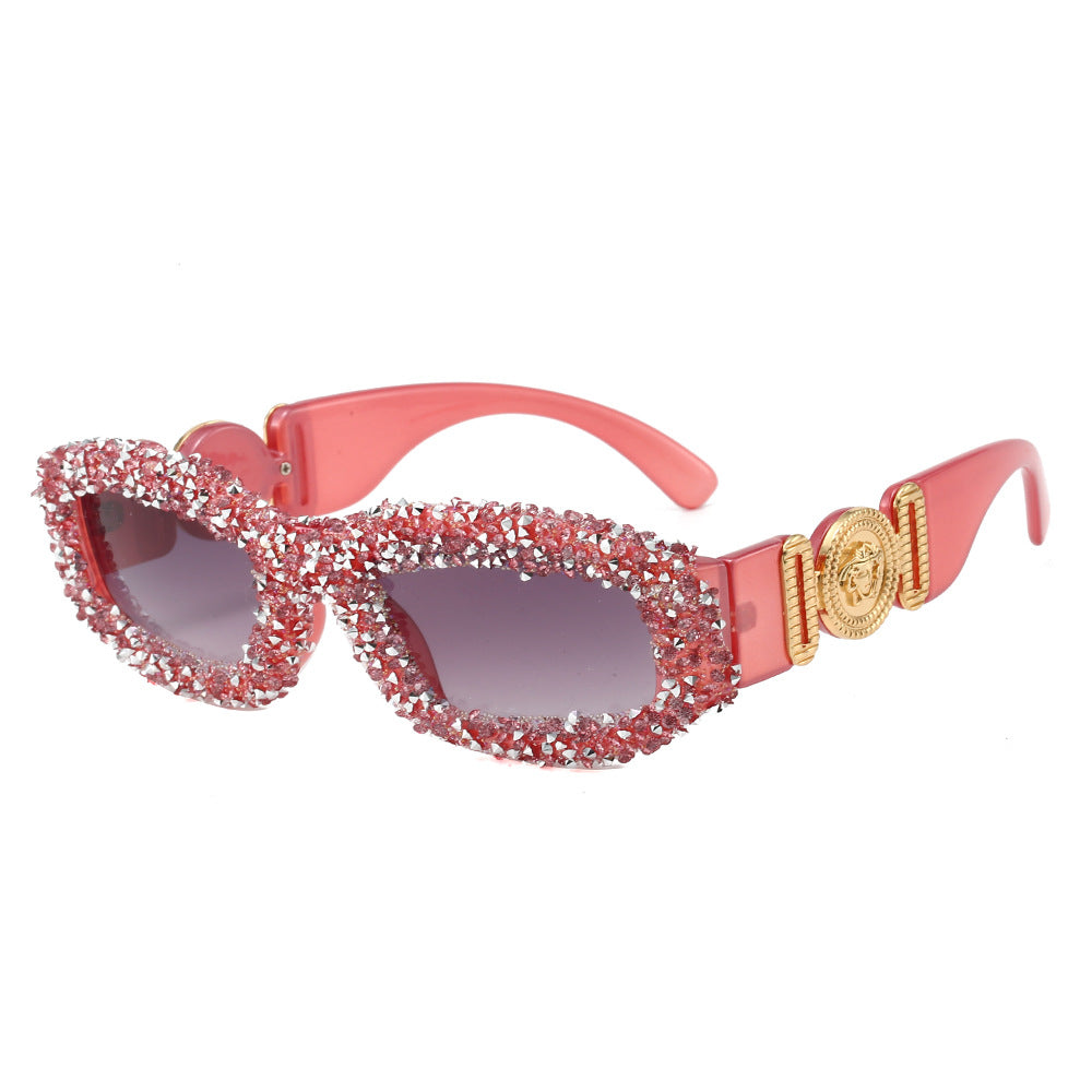 Women Crystal-Embellished Sunglasses Bowlift