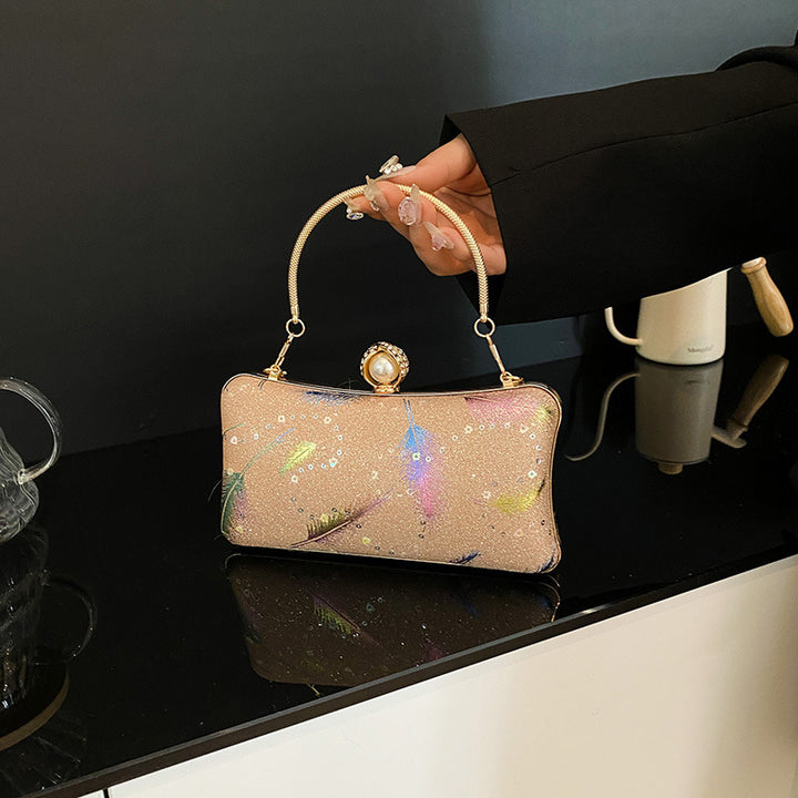 Glittery Evening Clutch Bag Bowlift