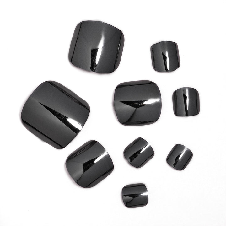 Premium Glossy Square Press-On Nails Bowlift