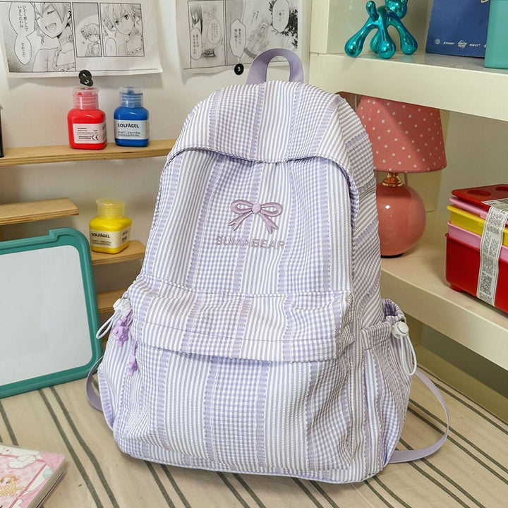 Stylish Striped Backpack