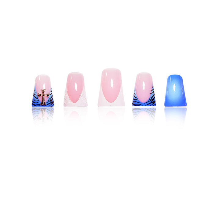 Creative Multi-Design Press-On Nails Bowlift