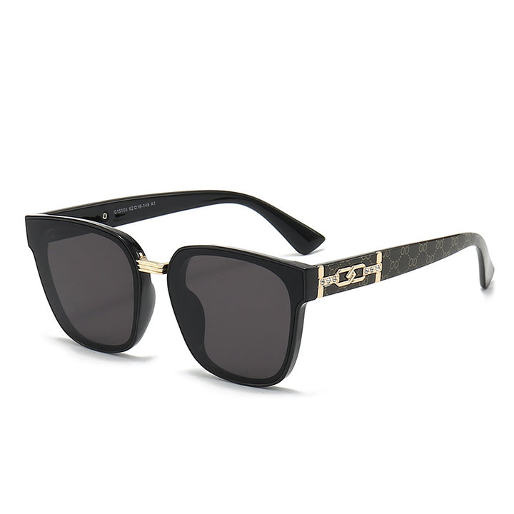 Women's Designer Sunglasses with Luxurious Frame and Trendy Jewelry Detail Bowlift