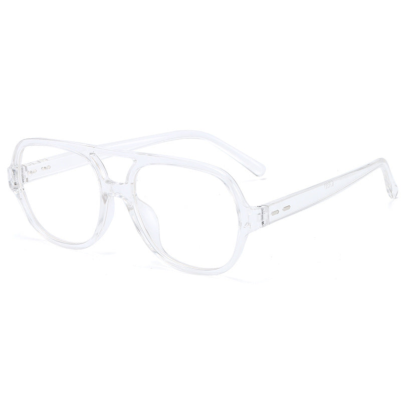 Women square glasses with clear frame and trendy design Bowlift